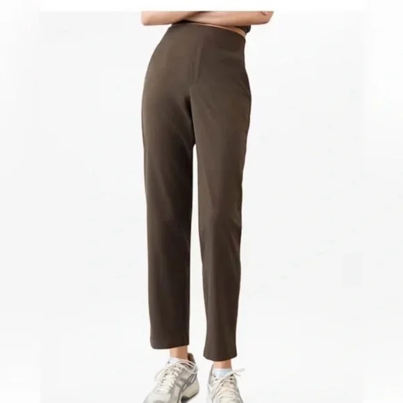 Athleta Brown Ankle Pants - Picture 2 of 6